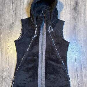 Kuhl Spyfire Faux Fur Hooded Vest Black Size S